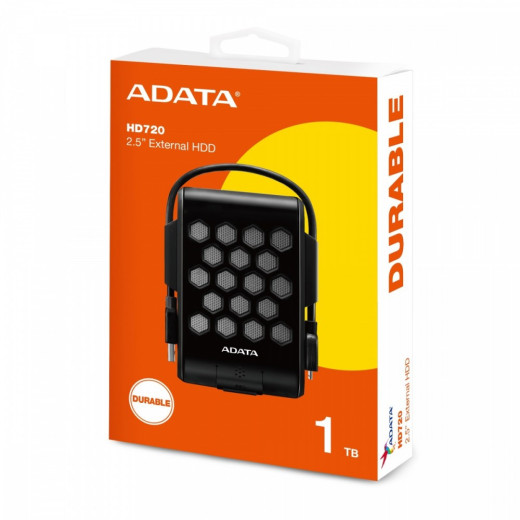 Adata DashDrive Durable HD720 1TB 2.5'' USB3.0 Czarny