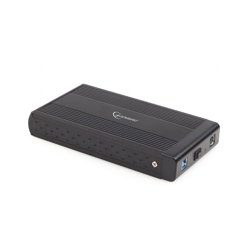 Gembird Obudowa zewnętrzna 3.5 USB 3.0 Czarna