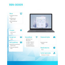 Microsoft Laptop5 13,5/512/i5/16 Platinum R8N-00009 PL