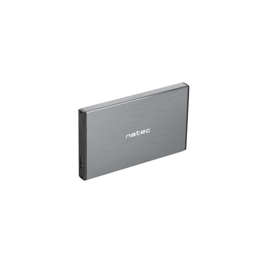 Natec Kieszeń zewnętrzna HDD/SSD Sata Rhino Go 2,5 USB 3.0 szara