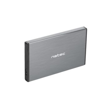 Natec Kieszeń zewnętrzna HDD/SSD Sata Rhino Go 2,5 USB 3.0 szara