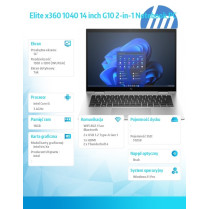 HP Inc. Notebook x360 1040 G10 W11P/14 i5-1335U/512/16 81A07EA