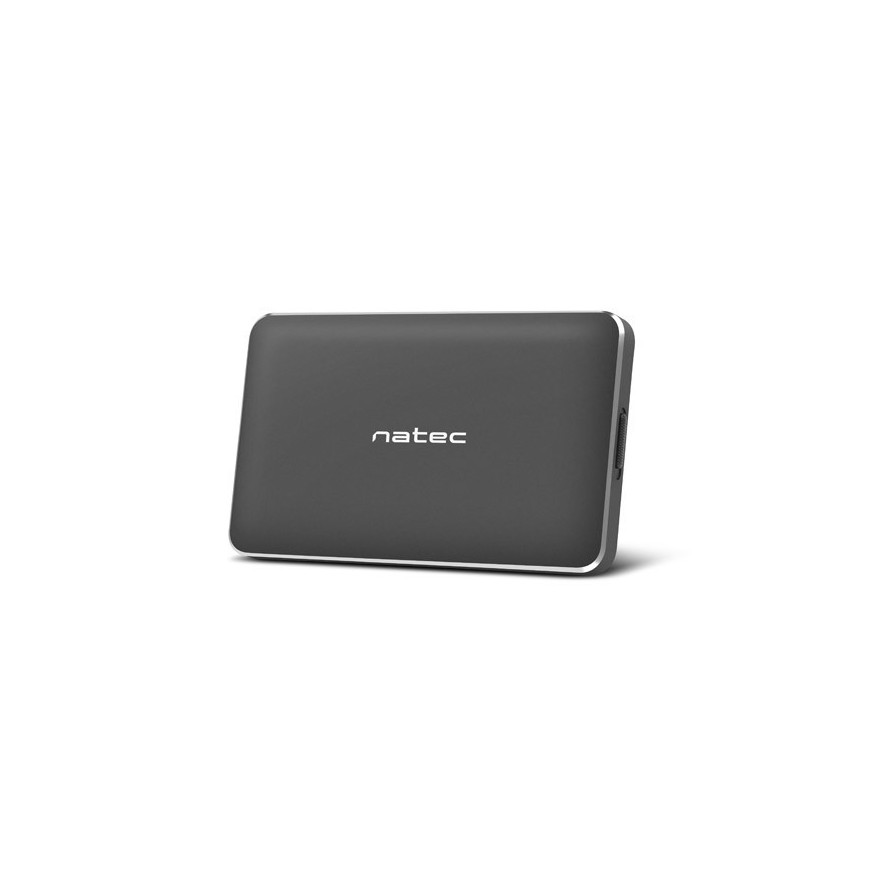 Natec Kieszeń zewnętrzna HDD/SSD Sata Oyster Pro 2,5cala USB 3.0 czarna aluminium slim