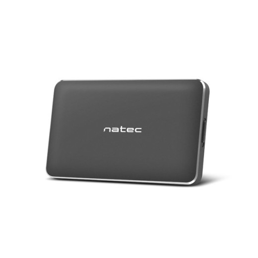 Natec Kieszeń zewnętrzna HDD/SSD Sata Oyster Pro 2,5cala USB 3.0 czarna aluminium slim