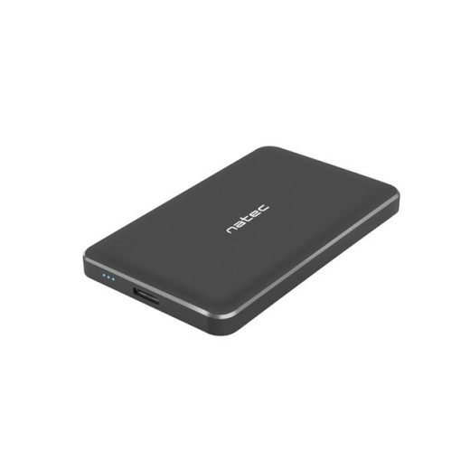 Natec Kieszeń zewnętrzna HDD/SSD Sata Oyster Pro 2,5cala USB 3.0 czarna aluminium slim