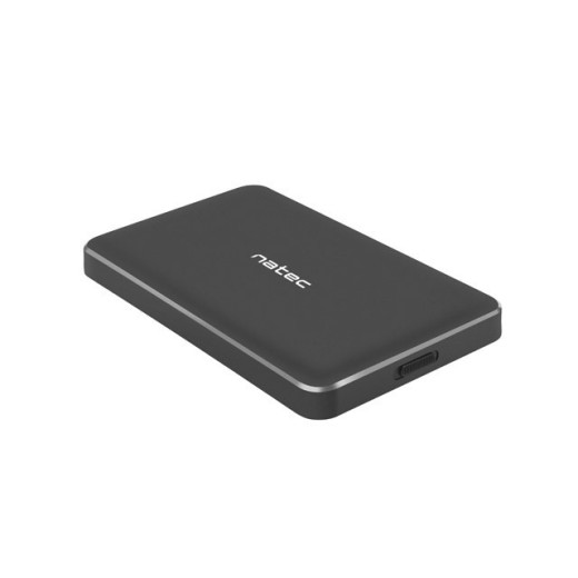 Natec Kieszeń zewnętrzna HDD/SSD Sata Oyster Pro 2,5cala USB 3.0 czarna aluminium slim