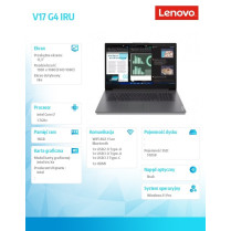 Lenovo Notebook V17 G4 83A20011PB W11Pro i7-1355U/16GB/512GB/INT/17.3 FHD/3YRS OS