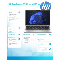 HP Inc. Notebook ProBook 440 G10 i7-1355U 512GB/16GB/W11P/14.0 968R1ET