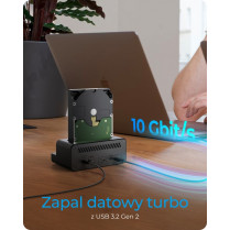 IcyBox Stacja dokująca i klonująca IB-2914MSCL-C31 2,5 i 3,5 cala na M.2 NVMe