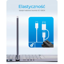 IcyBox Stacja dokująca i klonująca IB-2914MSCL-C31 2,5 i 3,5 cala na M.2 NVMe