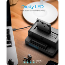 IcyBox Stacja dokująca i klonująca IB-2914MSCL-C31 2,5 i 3,5 cala na M.2 NVMe