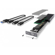 IcyBox IB-1817MC-C31 TypeC USB 3.1 (Gen 2) na PCI NVMe & SATA M.2 2230/2242/2260/2280 SSD