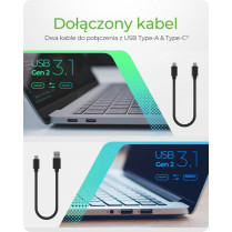 IcyBox IB-1817MC-C31 TypeC USB 3.1 (Gen 2) na PCI NVMe & SATA M.2 2230/2242/2260/2280 SSD