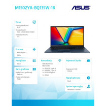 Asus Notebook M1502YA-BQ135W-16 R5 7530U 16/512/w11 home