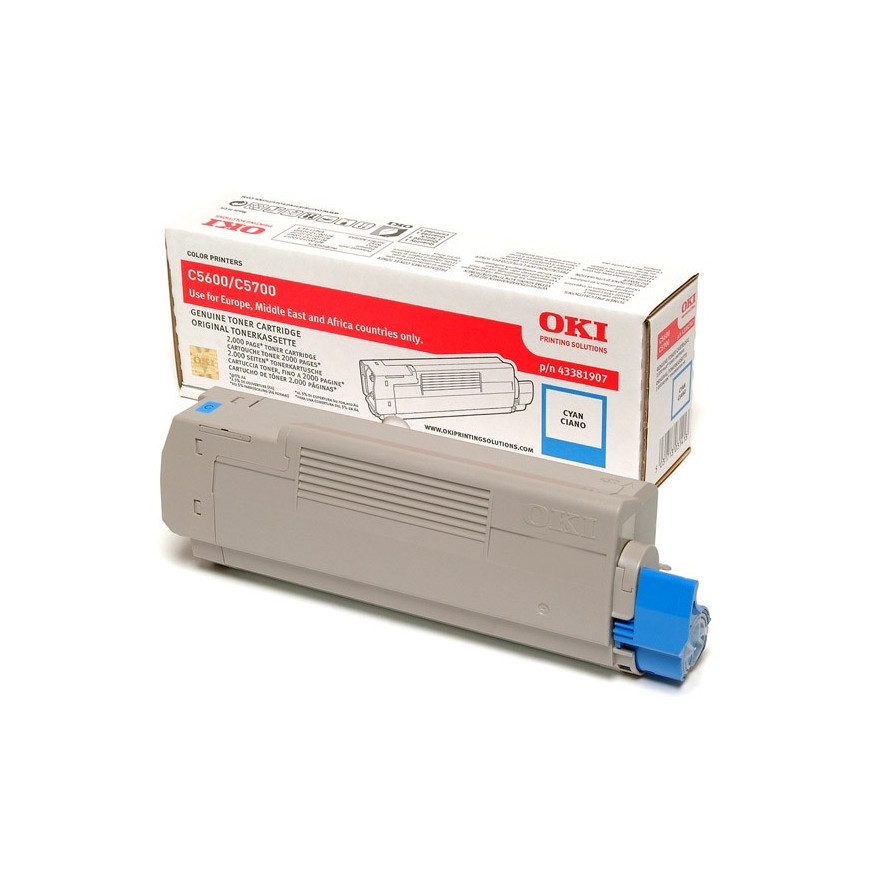 OKI Toner C5600 / C5700 Cyan (2k)