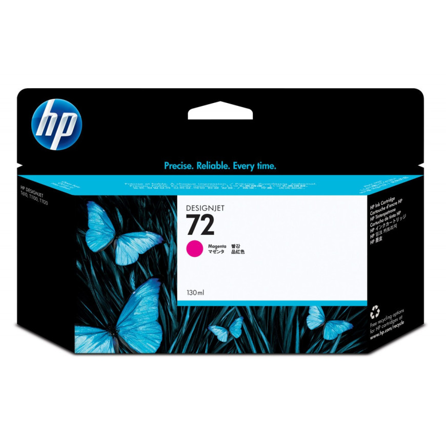HP Inc. Tusz Nr 72 Purpurowy (Magenta) Fotograficzny 130ml C9372A