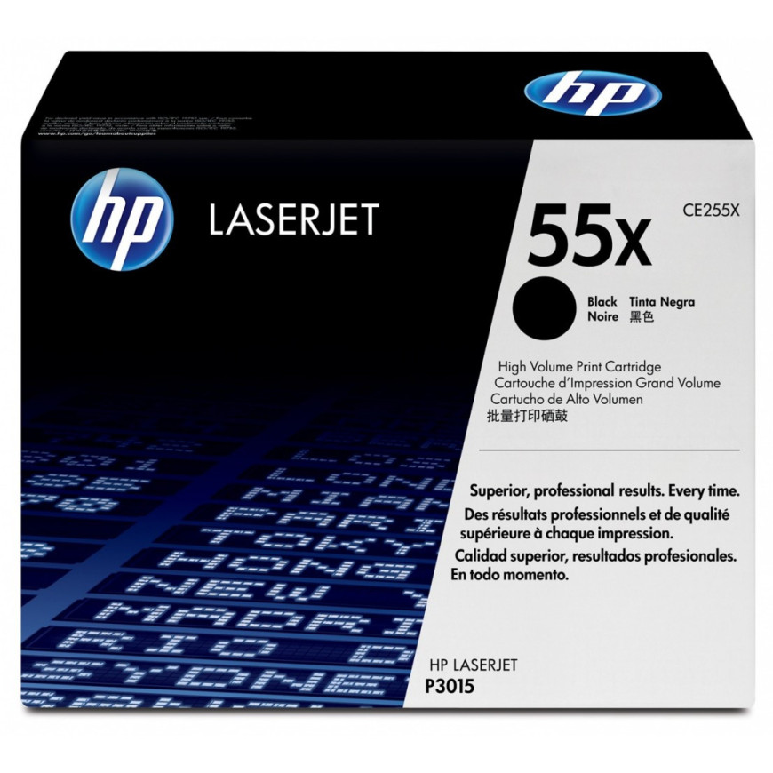 HP Inc. Toner 55X P3015 Czarny 12.5k CE255X