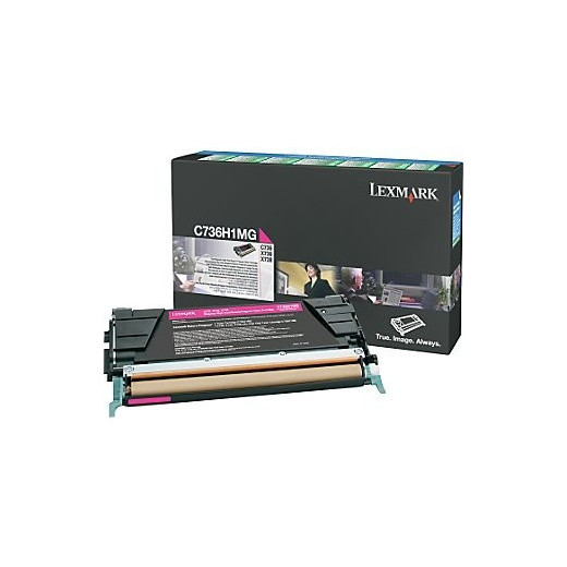 Lexmark Toner Optra C73x/X73x Magenta 10K C736H1MG