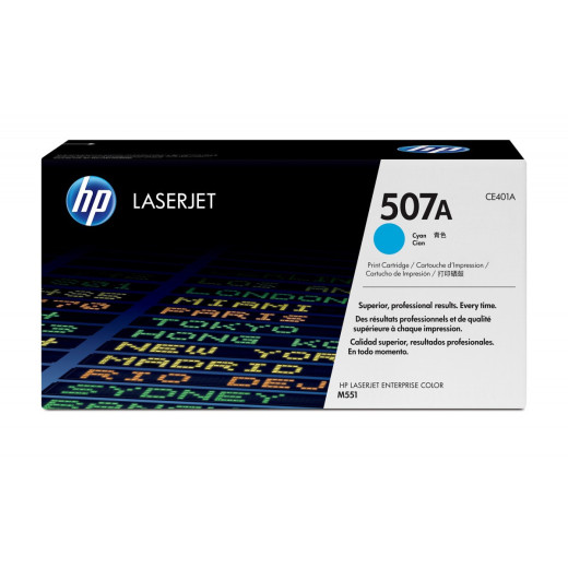 HP Inc. Toner 507A Błękitny (Cyjan) 6k CE401A