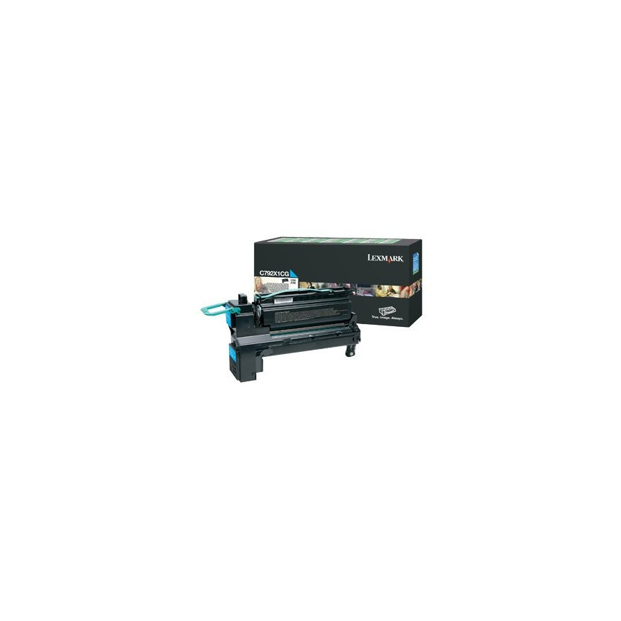 Lexmark Toner Optra C792 błękitny 20k C792X1CG
