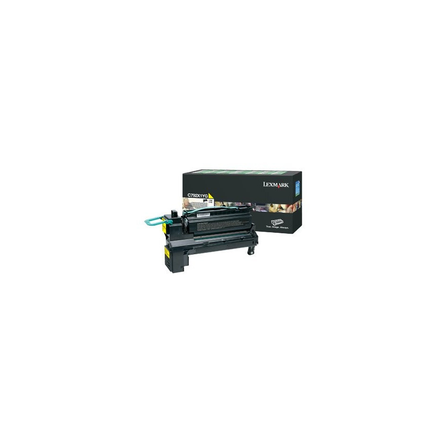 Lexmark Toner Optra C792 żółty 20k C792X1YG