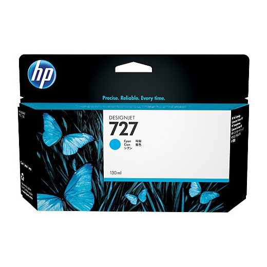 HP Inc. Tusz HP 727 130 ml Cyan B3P19A