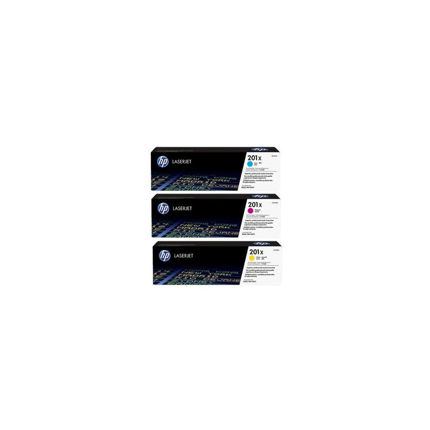 HP Inc. Toner 201X 3-Pack CMY 2.3K CF253XM