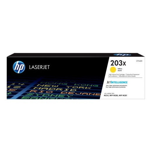 HP Inc. 203X Żółty Toner Cartridge CF542X