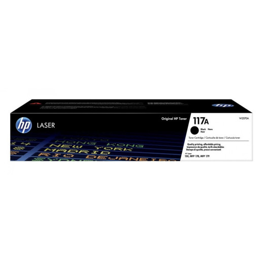 HP Inc. Toner 117A Black W2070A 1k
