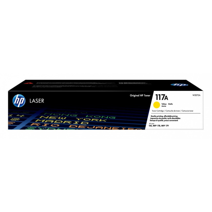 HP Inc. Toner 117A Yellow W2072A 700str.