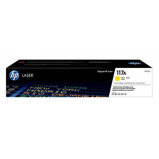 HP Inc. Toner 117A Yellow W2072A 700str.
