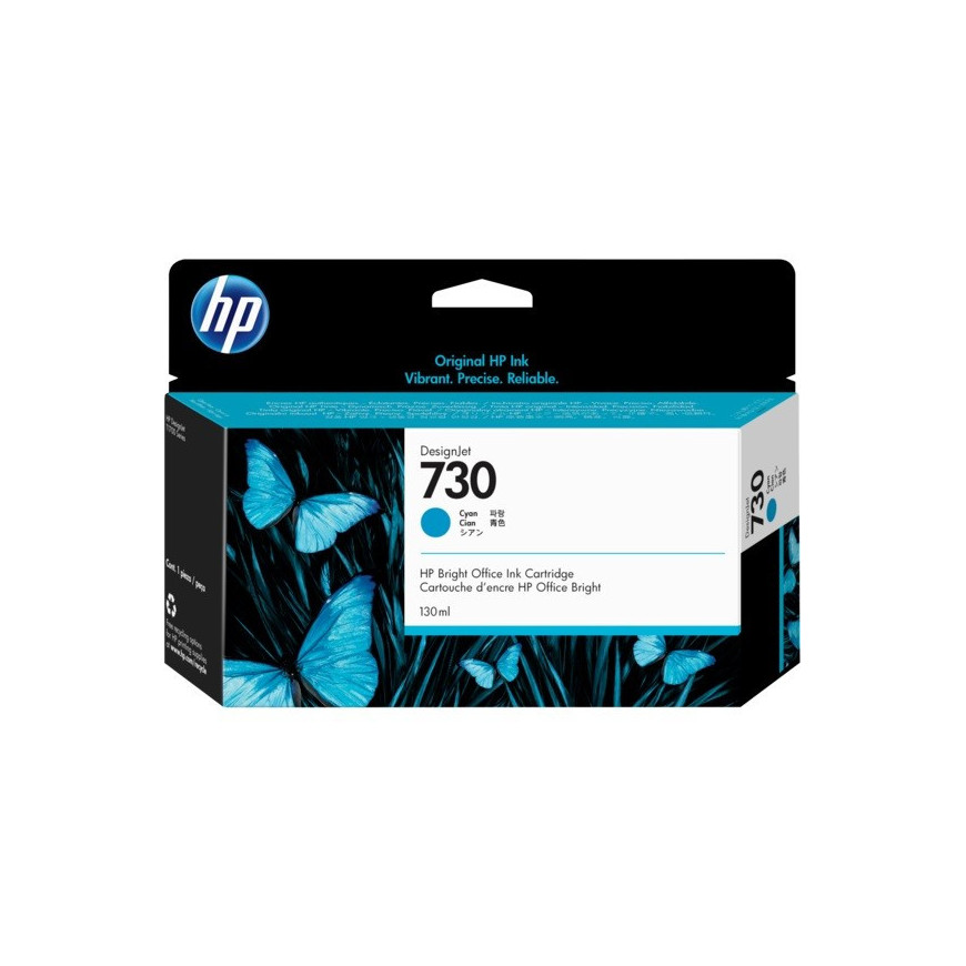 HP Inc. HP Ink 730 130ml Cyan P2V62A