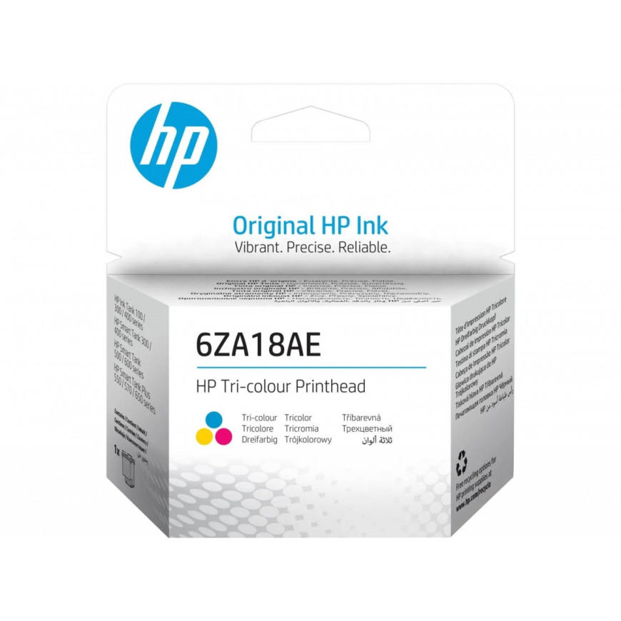 HP Inc. Głowica drukująca 6ZA18AE trzykolorowa