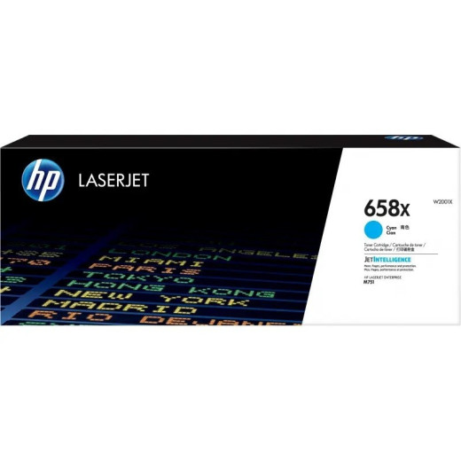 HP Inc. Toner 658X W2001X cyan
