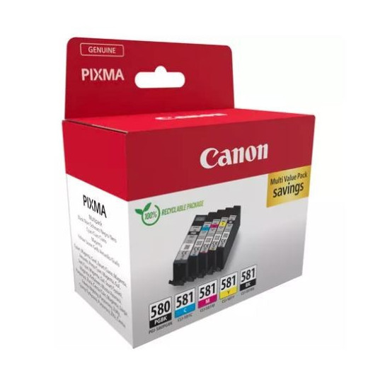 Canon Zestaw tuszów PGI580/CLI-581 PGBK/C/M /Y/BK MULTI 2078C007