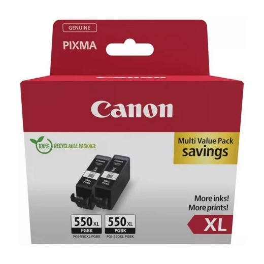 Canon Tusz PGI-550XL BK TWIN SEC 6431B010