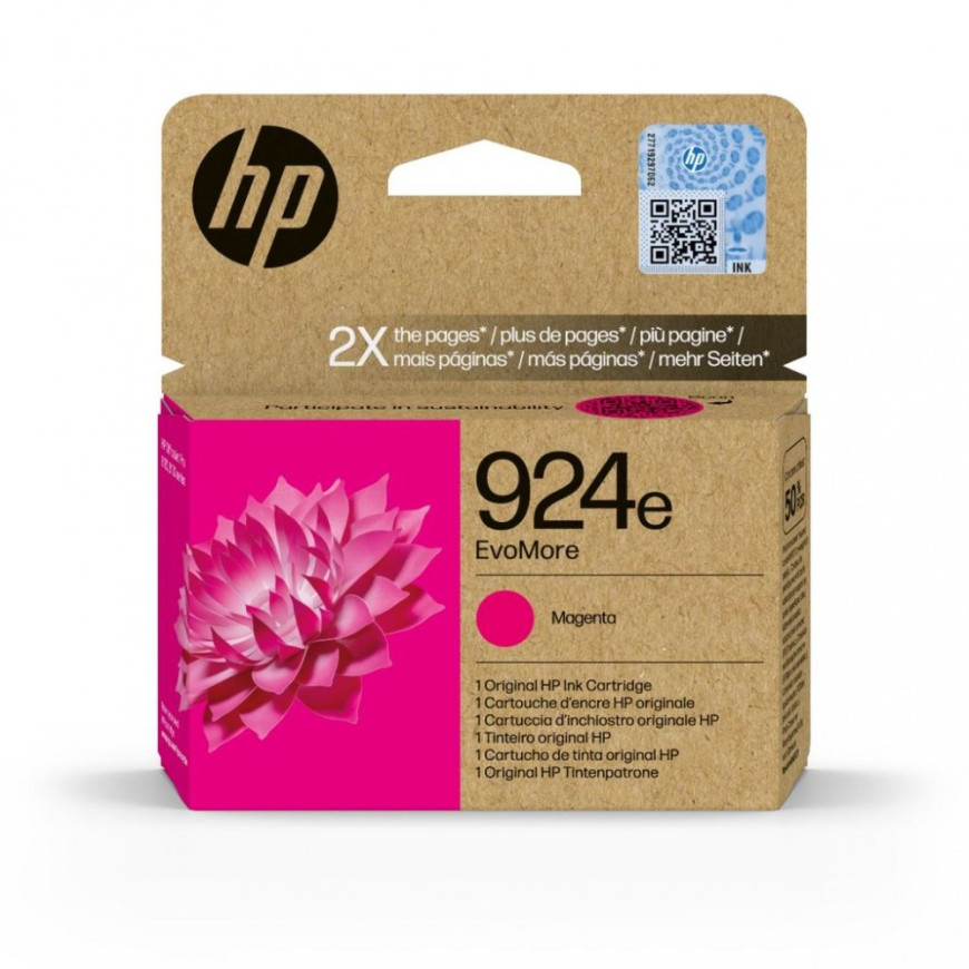 HP Inc. Tusz 924e Magenta 4K0U8NE 800 ark.