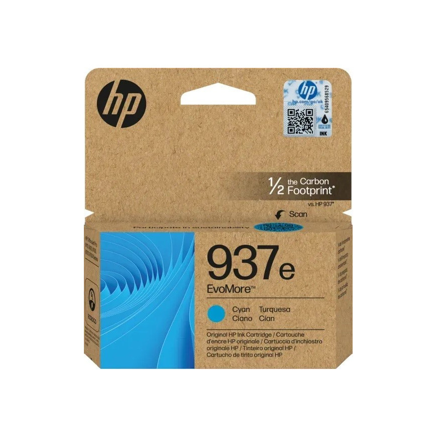 HP Inc. Tusz 937e Cyan 4S6W6NE 1,65k