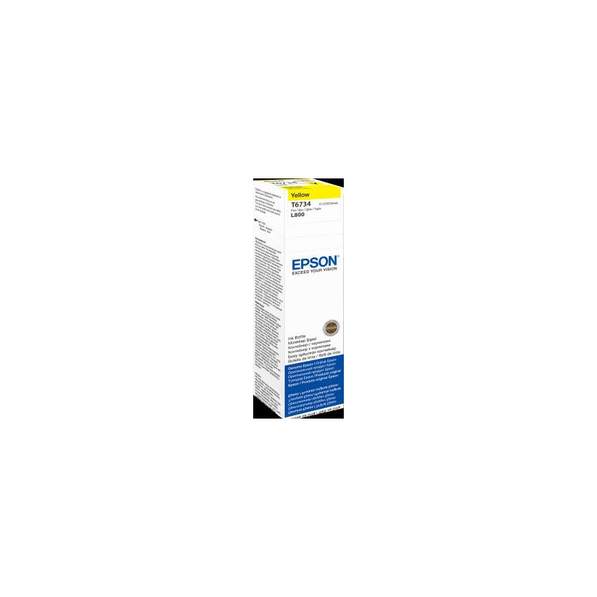 Atrament yellow w butelce 70 ml (T6734) do Epson L800/L850/L800/L850