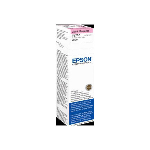 Atrament light magenta w butelce 70 ml (T6736) do Epson L800/L850/L800/L850