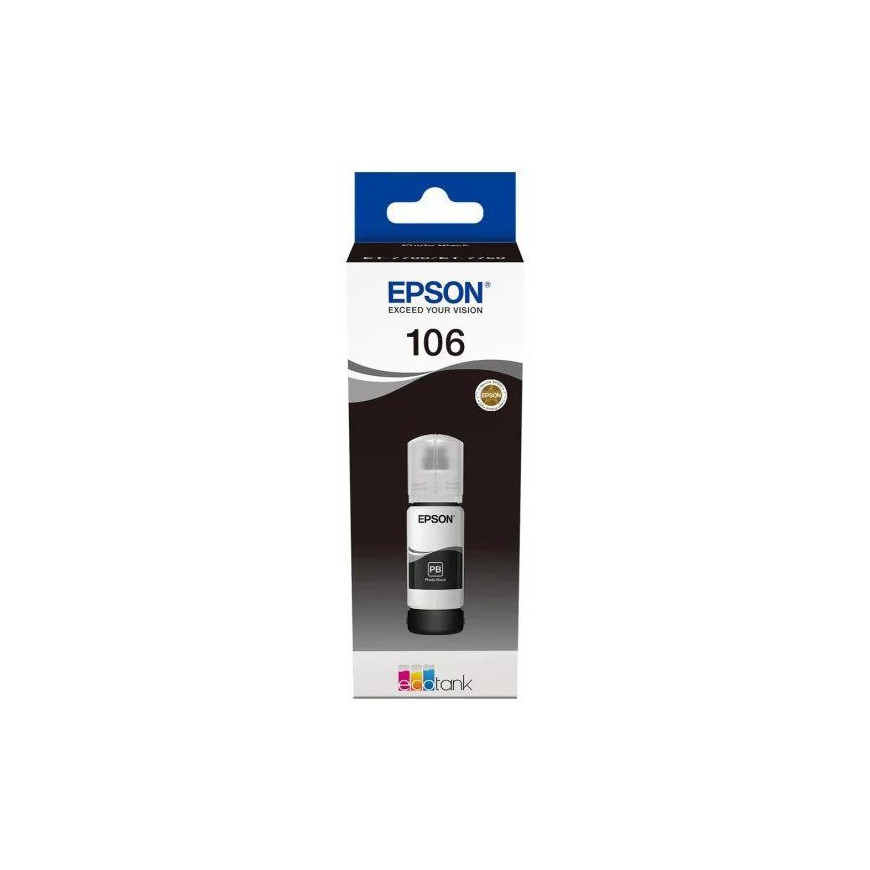 Tusz Epson 106 EcoTank Photo Black 70ml (C13T00R140)