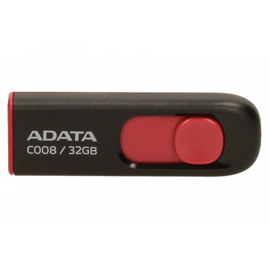 Adata Pendrive DashDrive Classic C008 32GB USB2.0 czarno-czerwone