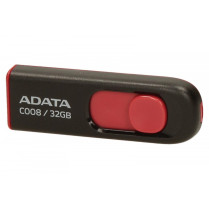 Adata Pendrive DashDrive Classic C008 32GB USB2.0 czarno-czerwone