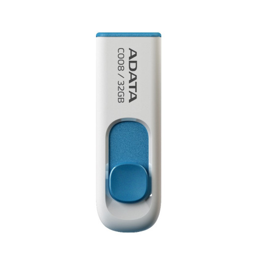 Adata Pendrive DashDrive Classic C008 32GB USB2.0 biało- niebieskie