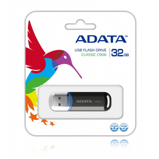 Adata Pendrive DashDrive Classic C906 32GB USB2.0 czarne