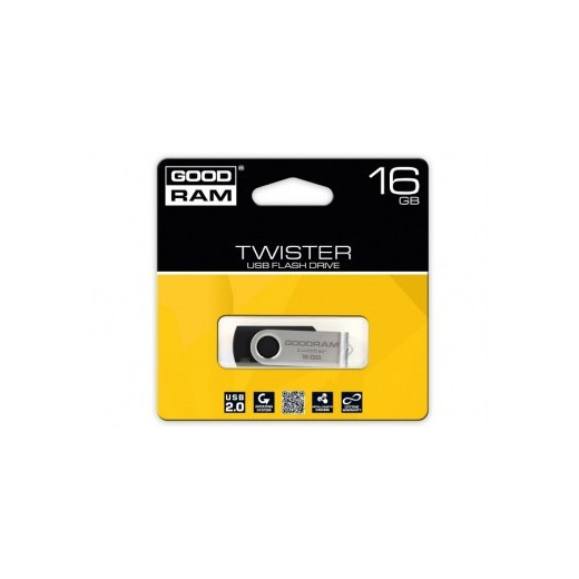 GOODRAM TWISTER 16GB Black USB2.0