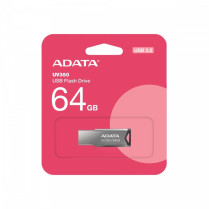 Adata Pendrive UV350 64GB USB 3.2 Gen1 Metallic
