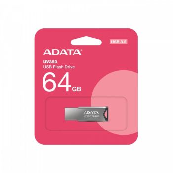 Adata Pendrive UV350 64GB USB 3.2 Gen1 Metallic