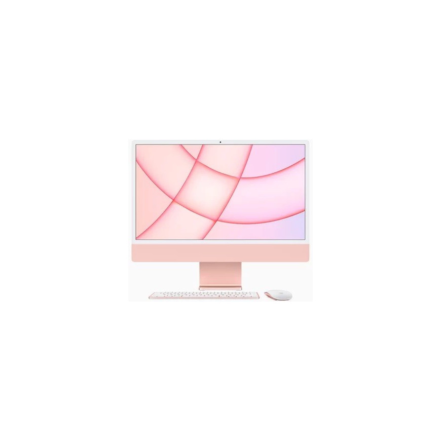 Apple iMac 24 cale: M1 8/8, 8GB, 256GB - Różowy