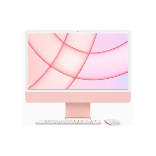 Apple iMac 24 cale: M1 8/8, 8GB, 256GB - Różowy